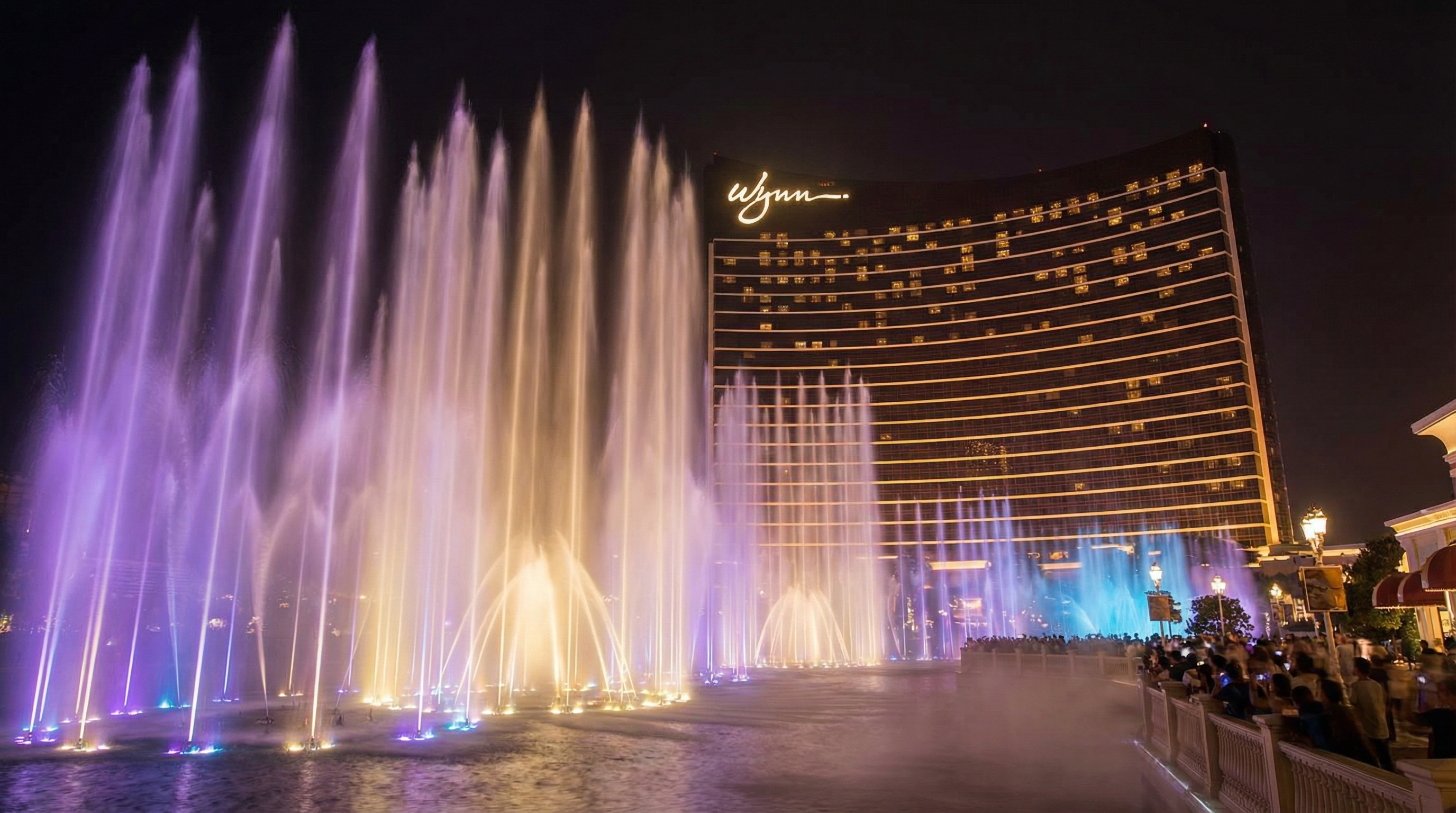 澳门永利娱乐城音乐喷泉表演